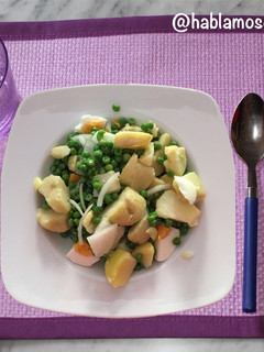 Una foto de Ensalada de guisantes