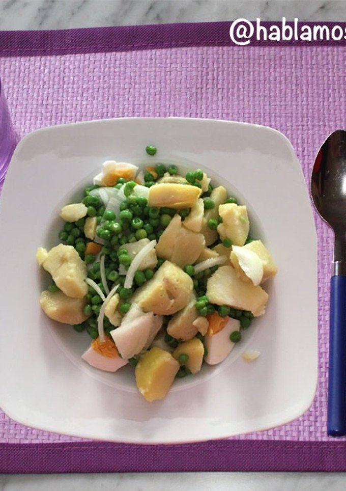 Una foto de Ensalada de guisantes