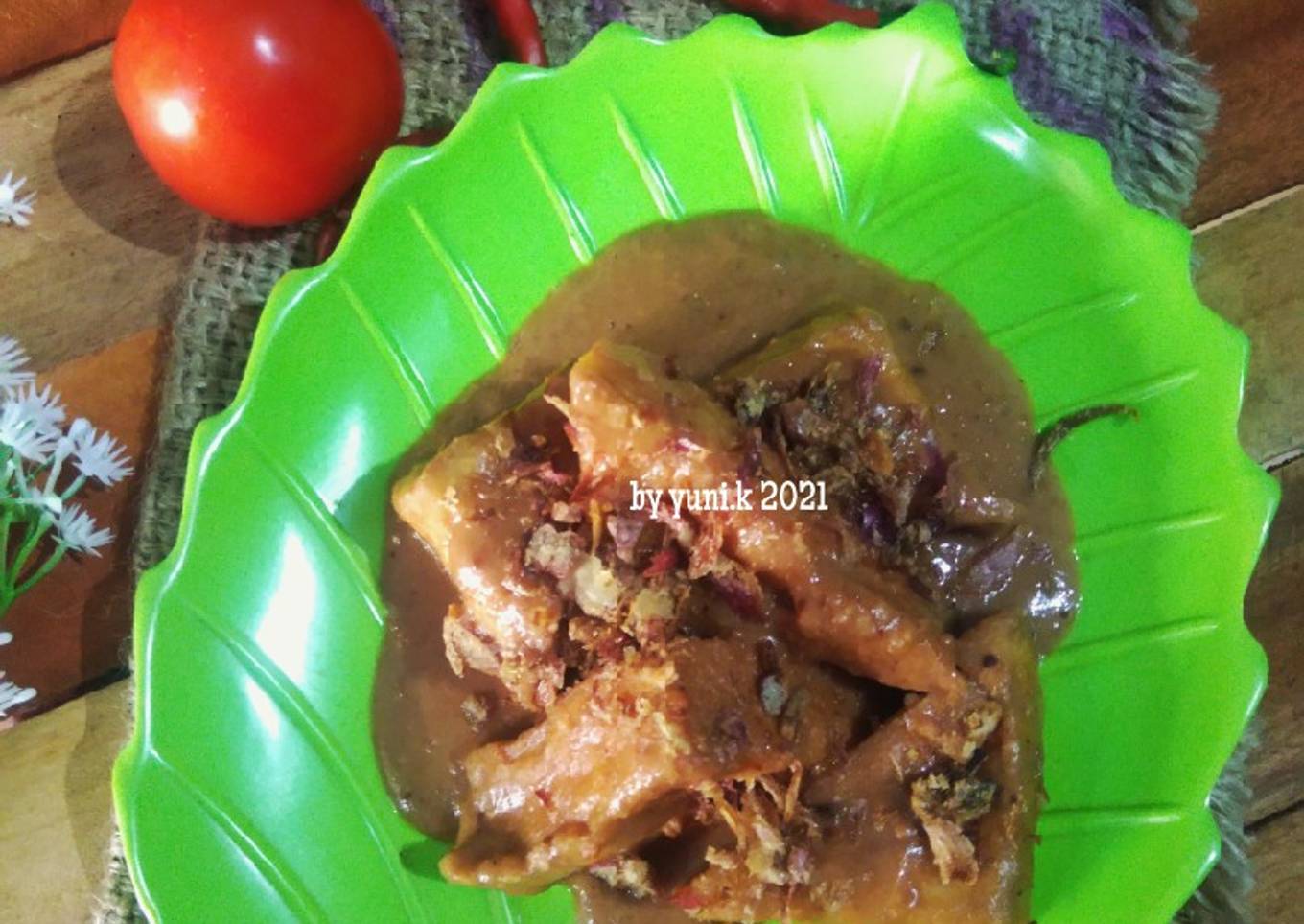 Tahu Bumbu Kacang