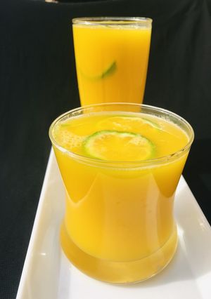 A picture of Mango juice.