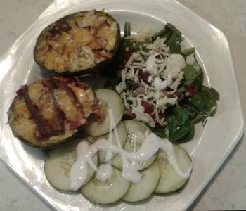 Easy Cooking Recipe Low carb keto cheese and bacon avacado boats Most Delicious