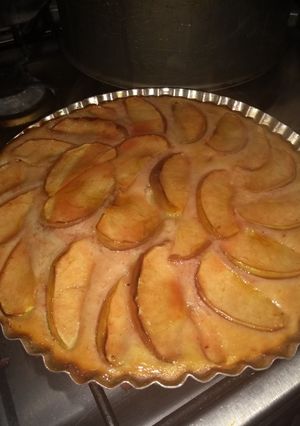 Una foto de Tarta de manzanas verdes