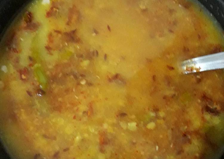 Steps to Make Delicious Dhabe wali yummy Dal Fry