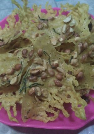 Foto resep Peyek kacang tanpa telur