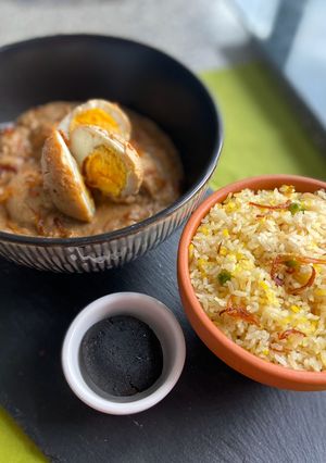 A picture of Egg korma#dinnerideas.
