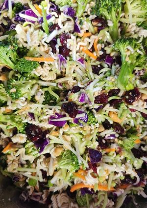 A picture of Lawn Mower Salad.