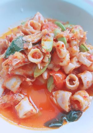 Foto resep Balado pete cumi asin