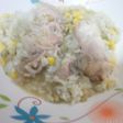 Pollo con choclo y arroz