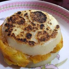 A picture of Idli Burger.