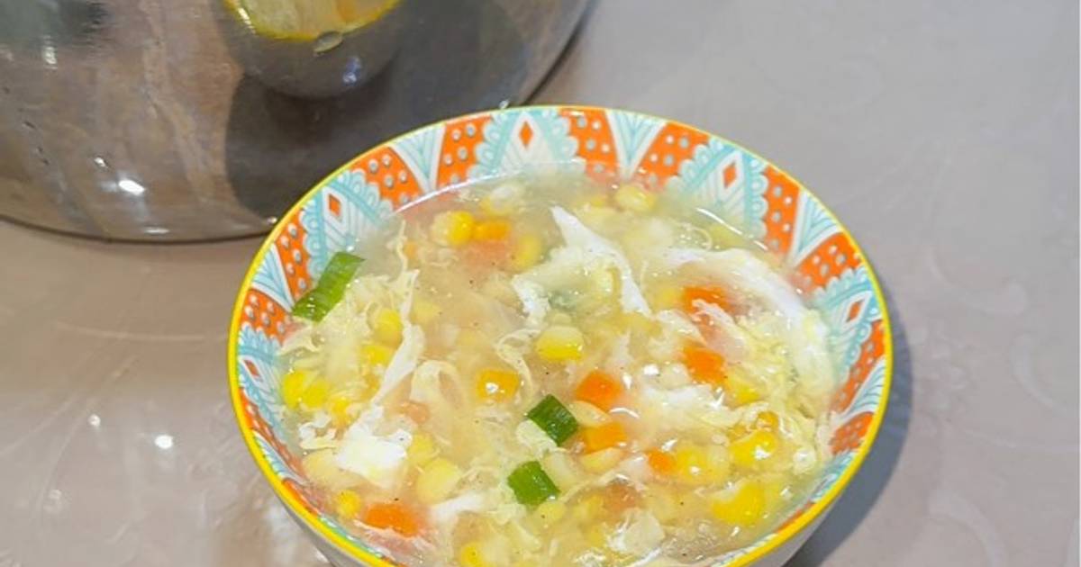 Resep Sup Ayam Jagung Telur Paling Mudah dan Enak