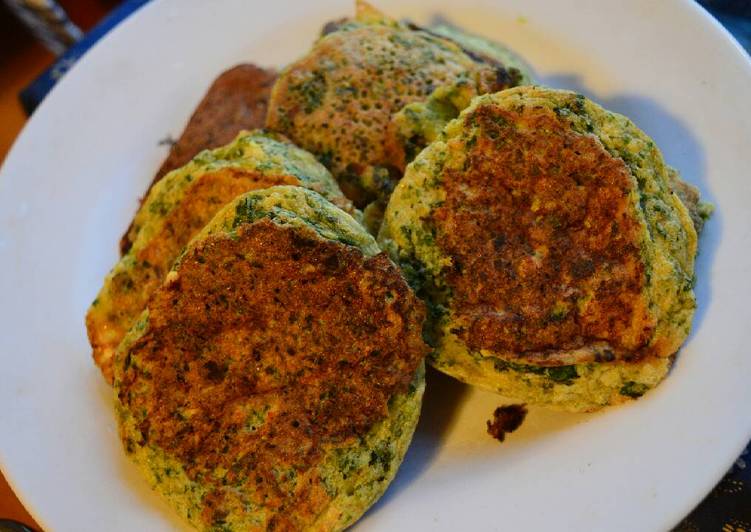 Recipe of Quick Spinach pancakes