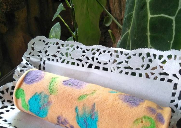 Langkah Menyiapkan Batik Roll Cake Panggang, Lezat Sekali