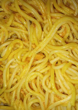 صورة لوصفة سباكيتي بالدجاج بطريقة سهلة وسريعة والمذاق ولا أروع 😋😋