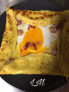 Una foto de Creps salado