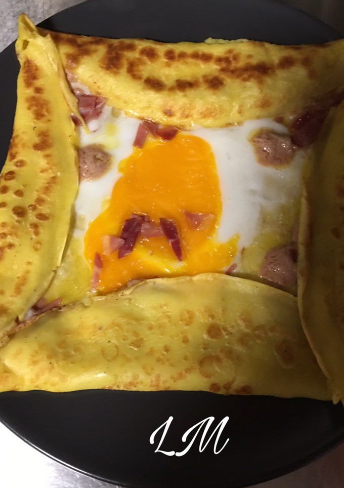 Una foto de Creps salado