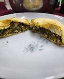 Empanadas de pollo y espinaca