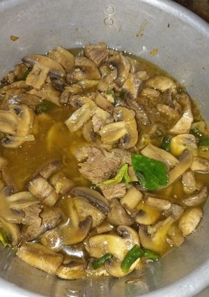 Foto resep Daging Jamur Lada Hitam