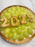 Tartaleta de crema y uvas (Fin de Año)