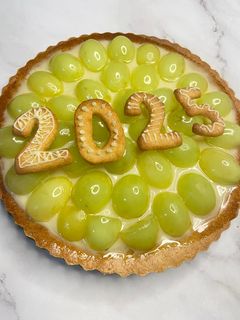 Una foto de Tartaleta de crema y uvas (Fin de Año)