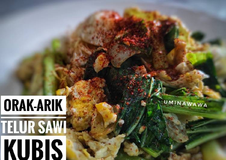 Orak-arik Telur Sawi Kubis