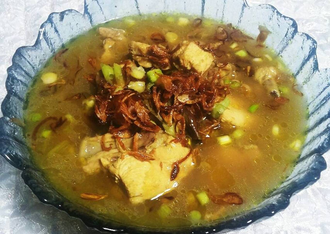 Soto Ayam Utuh(Tanpa Santan)