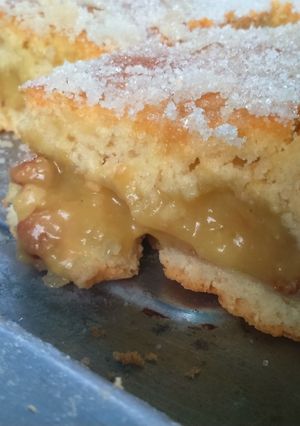 Una foto de Torta rústica de crema pastelera (vegan)!
