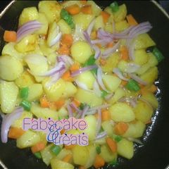 Garnished potatoe A picture of Garnished potatoe.