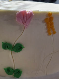 Una foto de Buttercream resistente al calor