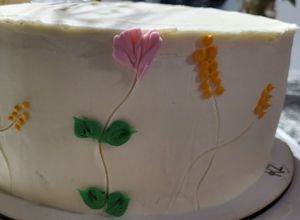 Una foto de Buttercream resistente al calor