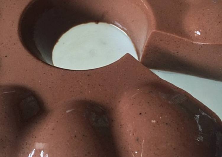 Cara Gampang Membuat Puding Coklat Kopi Anti Gagal