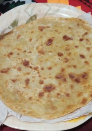 A picture of Aloo ka paratha.