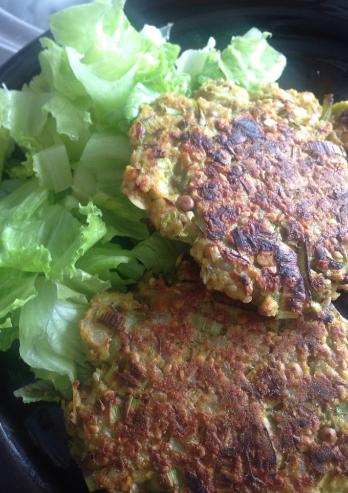 Una foto de Hamburguesas de lentejas y judías (100%veggie)