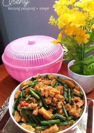 Foto resep Tumis Kacang Panjang Tempe