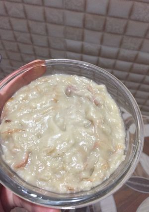 عکسی از دستور حلیم آرد فوری به سبک رستورانی