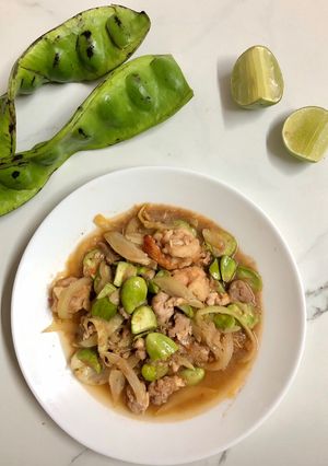 รูปของ ผัดสะตอหมูกุ้ง 🥙