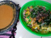 Gambar cingur sapi pedas