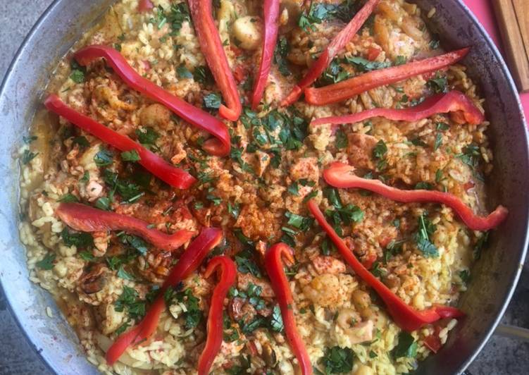 Paella de mariscos
