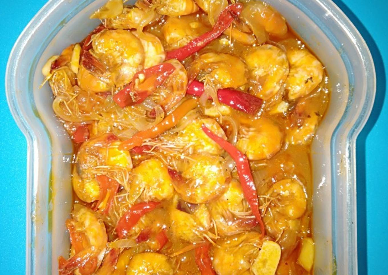 386. Udang Saos Asam Pedas by Uliz Kirei