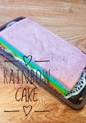 Foto resep Rainbow Cake Kukus