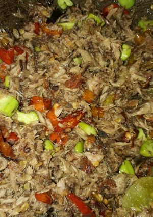 Foto resep Ikan tongkol suwir+pete