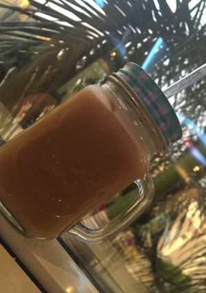 A picture of Iced vanilla coffee.