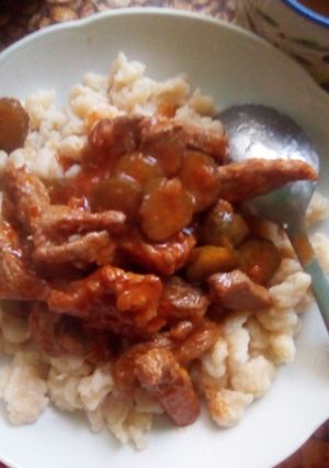 Hentes tokány recept fotója