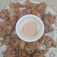 Noodles pakoray A picture of Noodles pakoray.