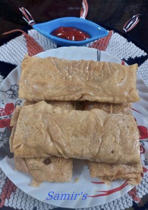 পাঁপড় রোল (papor role recipe in Bengali) রেসিপির প্রধান ছবি