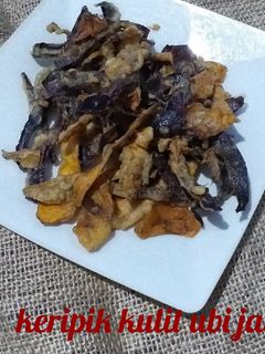Foto resep Keripik kulit ubi jalar (kuning dan ungu)