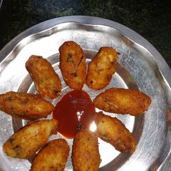A picture of Bread cutlets.