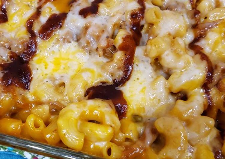 Steps to Make Ultimate Pulled pork mac n chese