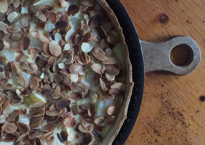 Tarte poire amande