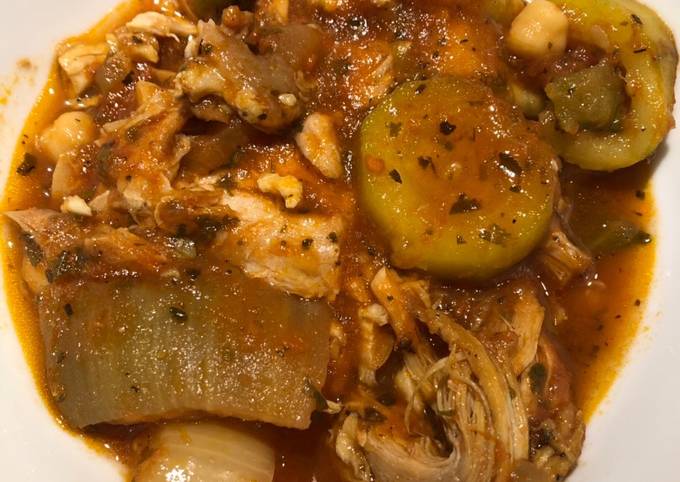 Crockpot Chicken Ratatouille