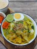 Soto Ayam Lamongan dengan Koya